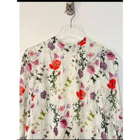 Ted Baker Imane Tunic Dress in Floral Print Hedgerow Size 3 Us Size 8 - Picture 7 of 9